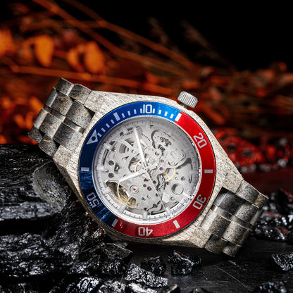 BOBO BIRD Men's Wooden Mechanical Luxury Wristwatch