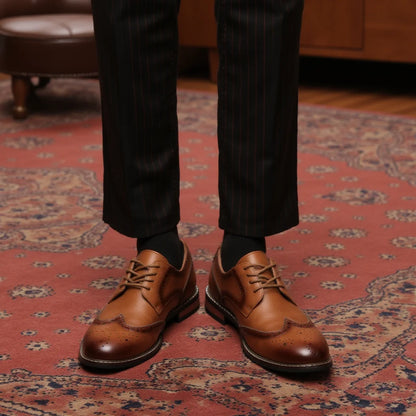 CHIROM SUPPLY Men's Brogue Dress Shoes