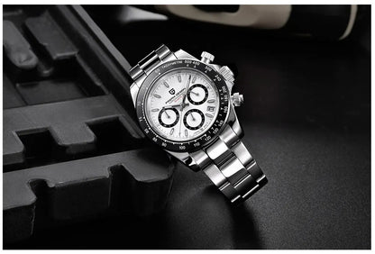 PAGANI DESIGN Men's Quartz Chronograph Luxury Business Watch.