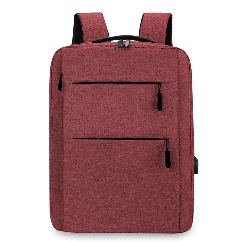 CHIROM SUPPLY Multi Layer Zippered Travel Laptop Backpack 15"
