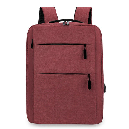 CHIROM SUPPLY Multi Layer Zippered Travel Laptop Backpack 15"