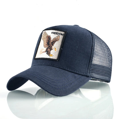 Men's Fashion Snapback Trucker Caps With Embroidery+Adjustable Visor