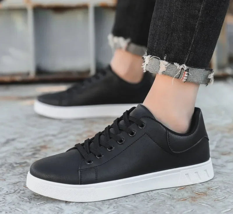 CHIROM SUPPLY Men's Classic Casual Leather Sneakers