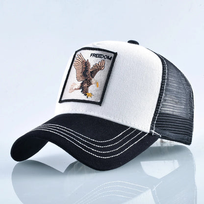 Men's Fashion Snapback Trucker Caps With Embroidery+Adjustable Visor