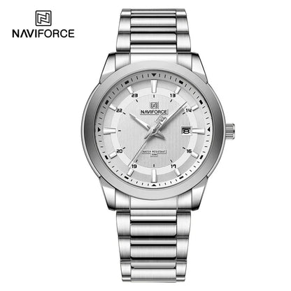 NAVIFORCE Men's Casual Luxury Stainless Steel Wristwatch