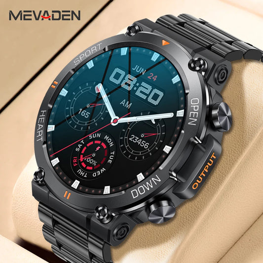MEVADEN MD56 1.39 Inch HD Men's Smart Watch w/ Heart Monitor For Android + IOS