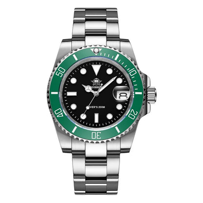 ADDIESDIVE Men's Stainless Steel Business Leisure Waterproof Watch