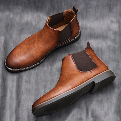 CHIROM SUPPLY Men's Retro Comfortable Dress Boots