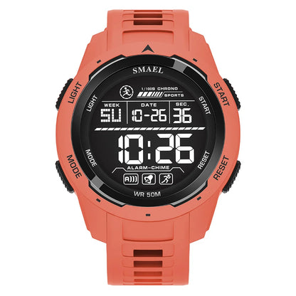SMAEL Men's Digital LED Alarm Watch Waterproof