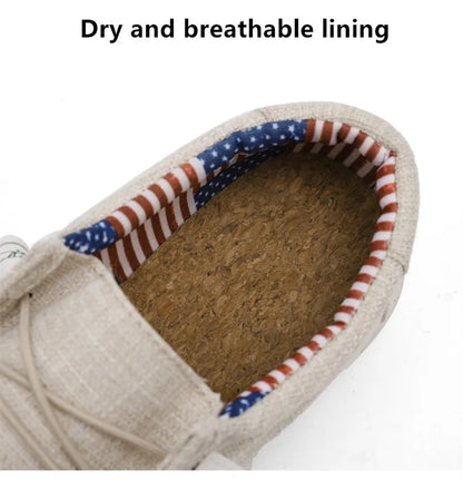CHIROM SUPPLY Men's Lightweight Leisure Breathable Outdoor Canvas Shoes