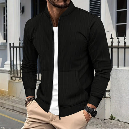 CHIROM SUPPLY Men's Casual Solid Color long-sleeved Jacket