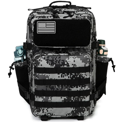 CHIROM SUPPLY Men's 50L Tactical Survival Backpack with Rucksack Bottle Holder.