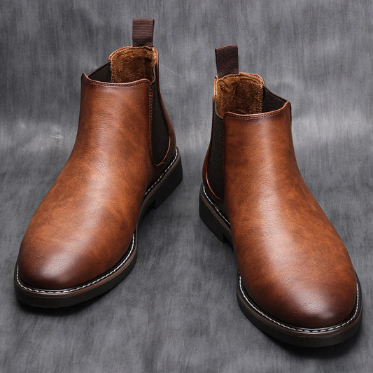 CHIROM SUPPLY Men's Retro Comfortable Dress Boots