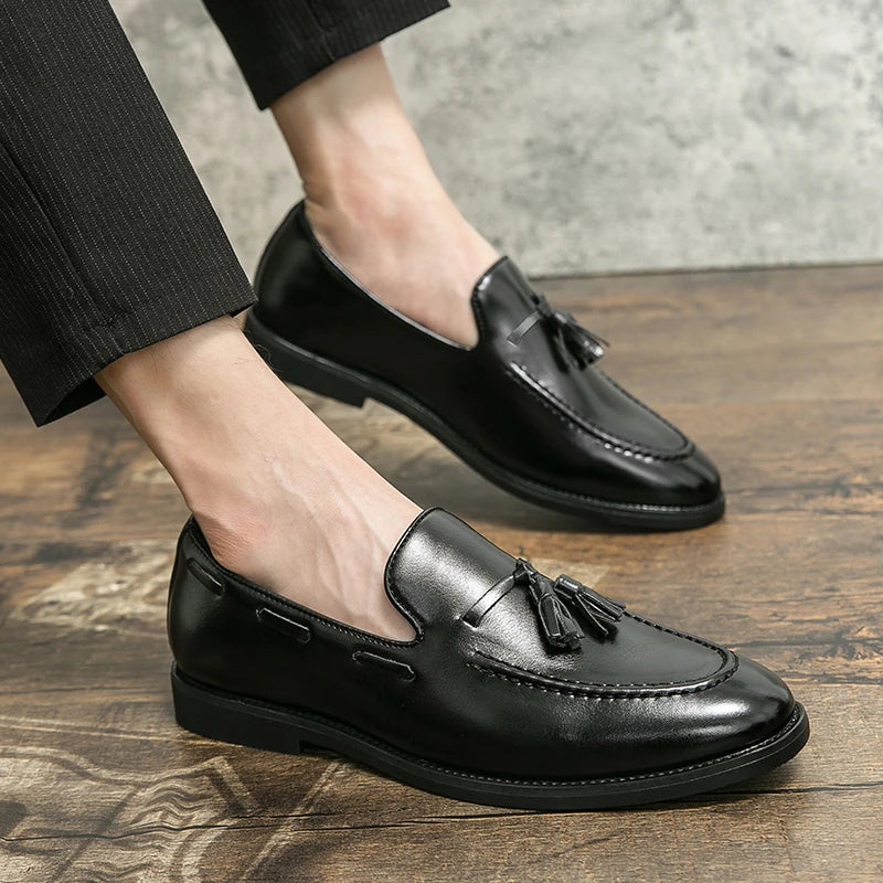 CHIROM SUPPLY Men's Brogues High Quality Leather Dress Shoes
