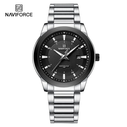 NAVIFORCE Men's Casual Luxury Stainless Steel Wristwatch