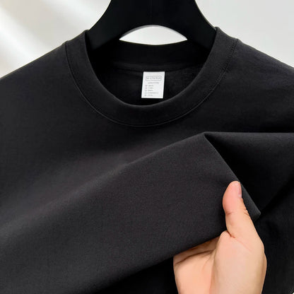 CHIROM SUPPLY Men's 100% Pure Cotton Short Sleeve Round Breathable T-shirt