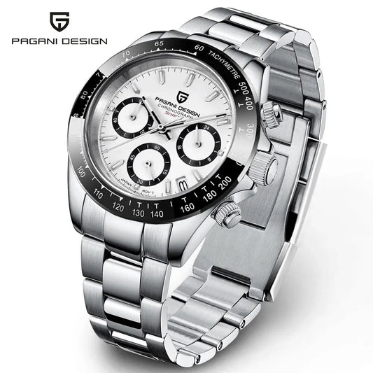 PAGANI DESIGN Men's Quartz Chronograph Luxury Business Watch.