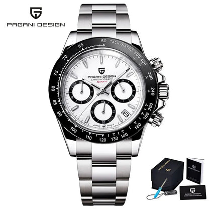 PAGANI DESIGN Men's Quartz Chronograph Luxury Business Watch.