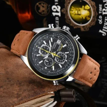 CHIROM SUPPLY Men's Luxury Quartz Waterproof Watch