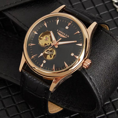 LONGLUX Elegant Men's Mechanical Wristwatch