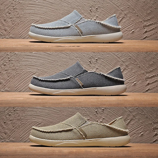 CHIROM SUPPLY Men's Comfortable Lightweight Slip-On Flat Shoes