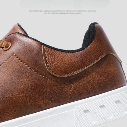 CHIROM SUPPLY Men's Classic Casual Leather Sneakers