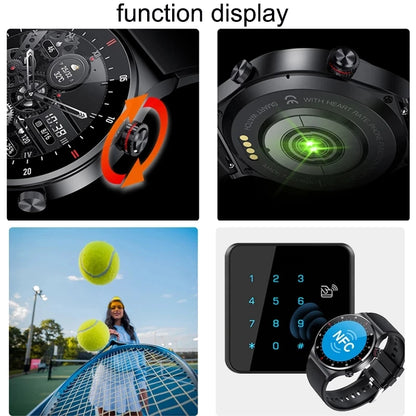 LIGE ECG+PPG Men's Waterproof Bluetooth Sport Smart Watch AMOLED NFC For Android & IOS