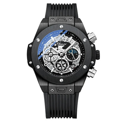 CHENXI Men's Silicone Sports Wristwatch Luminous Chronograph