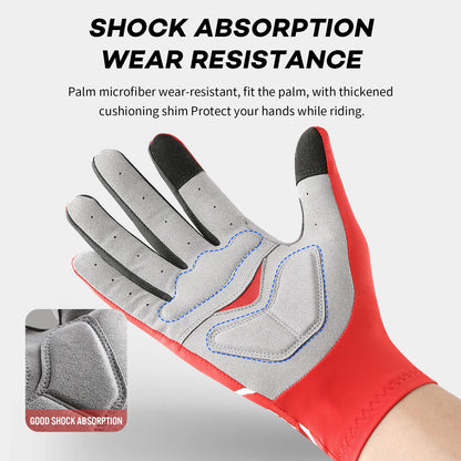Vilico Men's Gel Touch Screen Sports+Cycling Gloves