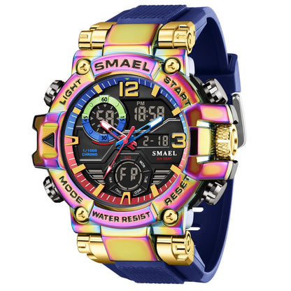 SMAEL 8110 Men's New Sports LED 50m Waterproof Digital Shockproof Electronic Wristwatch.