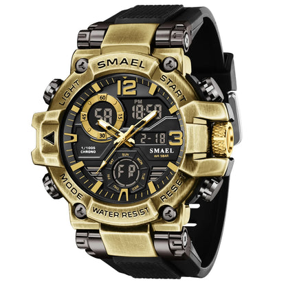 SMAEL 8110 Men's New Sports LED 50m Waterproof Digital Shockproof Electronic Wristwatch.