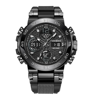 FOXBOX Men's Digital Military Sport Watch 50m Waterproof LED