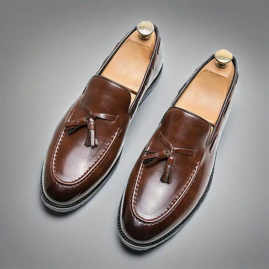CHIROM SUPPLY Men's Brogues High Quality Leather Dress Shoes