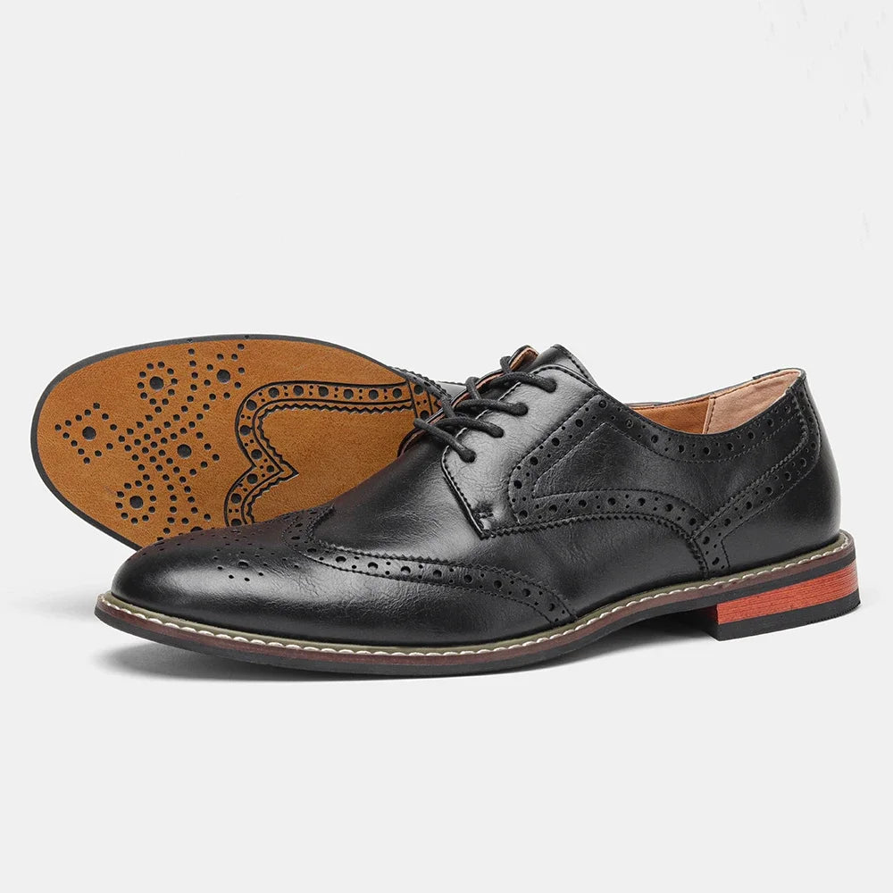 CHIROM SUPPLY Men's Brogue Dress Shoes