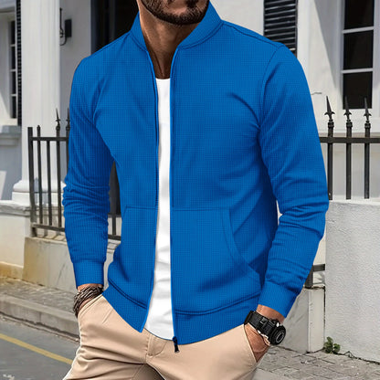 CHIROM SUPPLY Men's Casual Solid Color long-sleeved Jacket