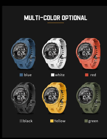 SMAEL Men's Digital LED Alarm Watch Waterproof
