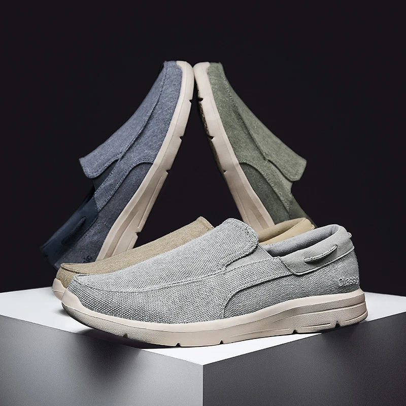 CHIROM SUPPLY Men's Breathable Casual Lightweight Slip Sneakers