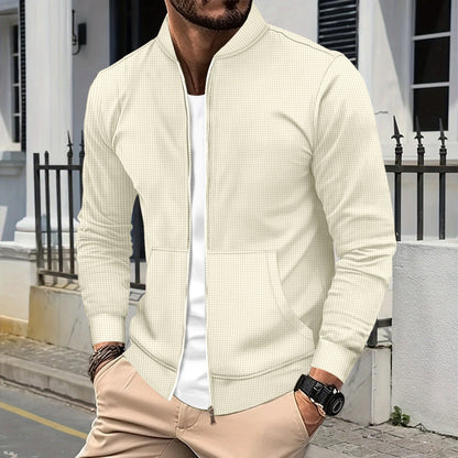 CHIROM SUPPLY Men's Casual Solid Color long-sleeved Jacket