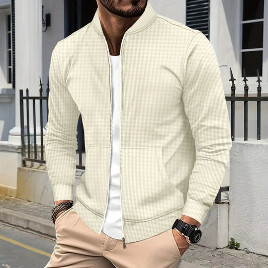 CHIROM SUPPLY Men's Casual Solid Color long-sleeved Jacket
