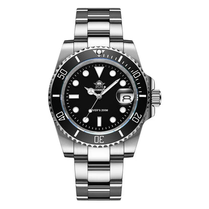 ADDIESDIVE Men's Stainless Steel Business Leisure Waterproof Watch