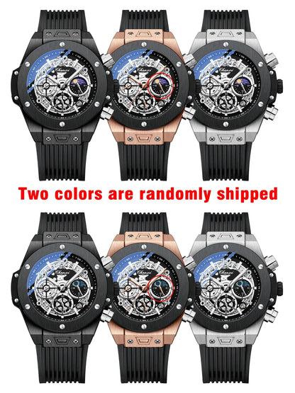 CHENXI Men's Silicone Sports Wristwatch Luminous Chronograph